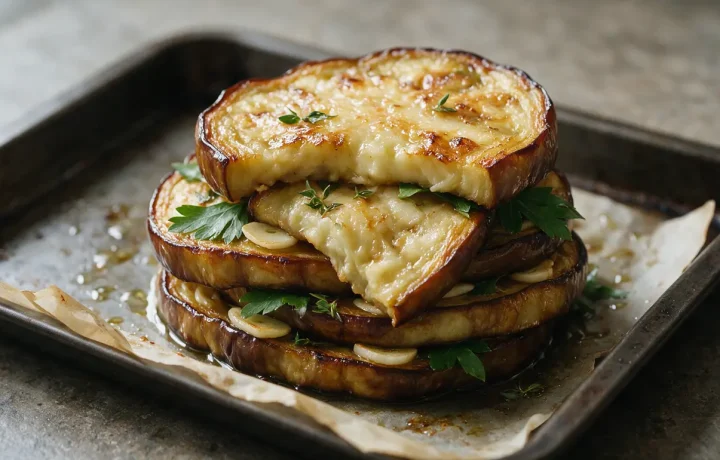 Aubergines au four grillées : recette facile et savoureuse