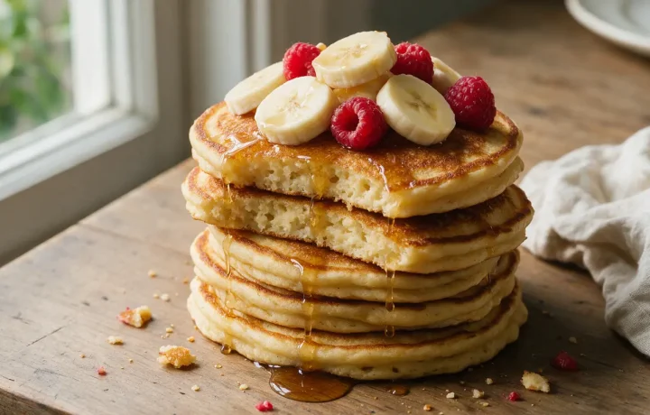 Pancake banane : recette moelleuse et rapide à préparer