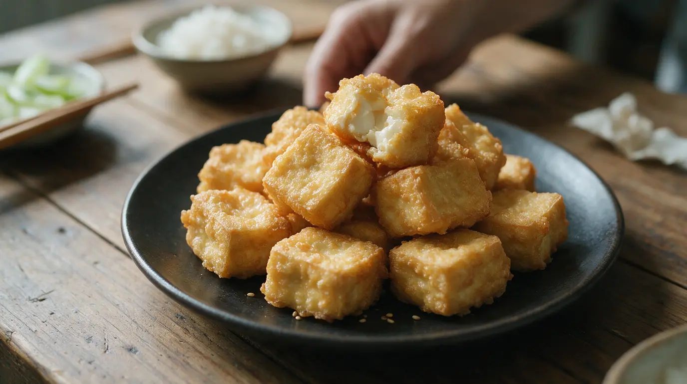 Tofu frit croustillant : recette facile et savoureuse