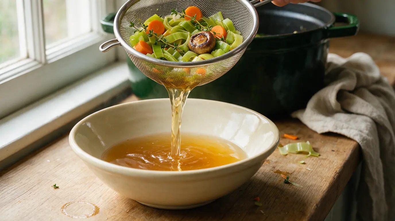 Bouillon de légumes maison : recette facile et savoureuse