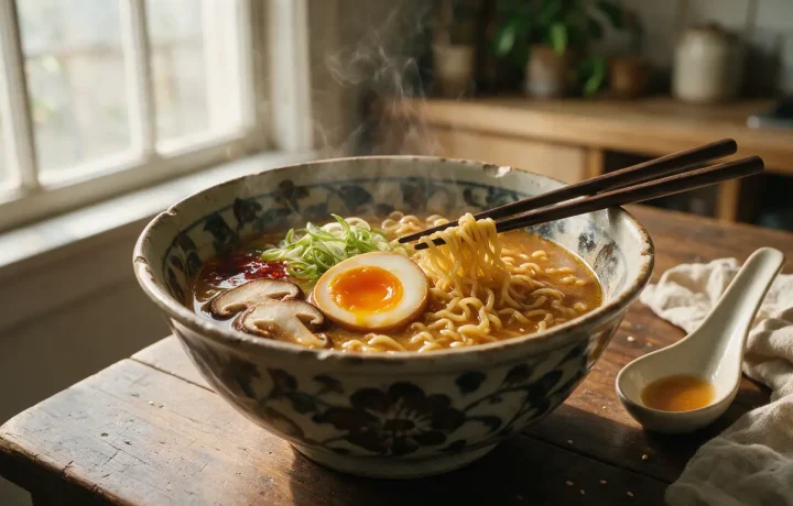 Bouillon ramen maison : la recette facile et savoureuse