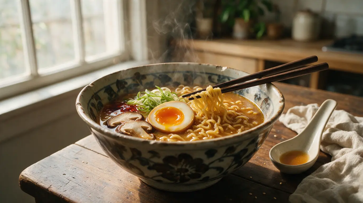 Bouillon ramen maison : la recette facile et savoureuse