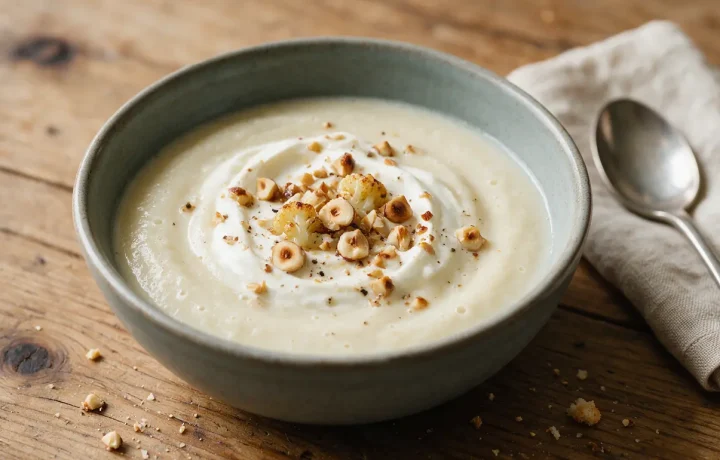 Crème de chou-fleur facile : recette onctueuse et rapide