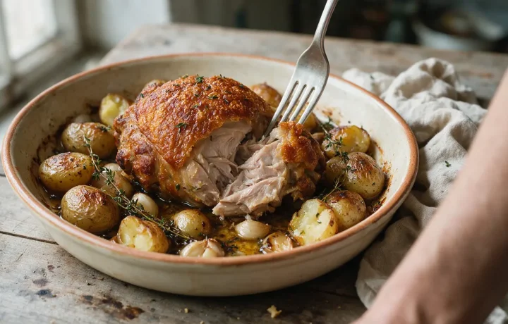 Jambonnette de dinde : recette confite facile et savoureuse