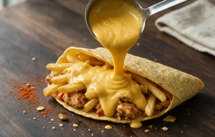 Sauce fromagère tacos : recette maison facile et onctueuse